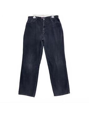 Vintage Y2K Chaps Ralph Lauren Black Corduroy Pants Size W36 L32